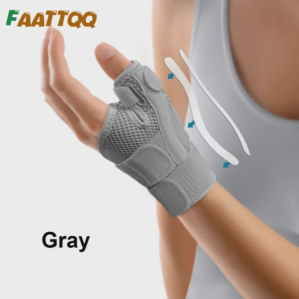 Flexibele Pols- en Duimbrace met Spalk - Ademend, voor Artritis, Tendinitis, Linker- of Rechterhand