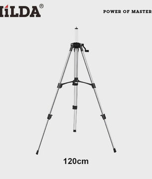 HILDA Laser Waterpas Statief 1.2M/1.5M Verstelbaar Hoogte Ferroalloy Statief met 5/8 Inch Schroefdraad