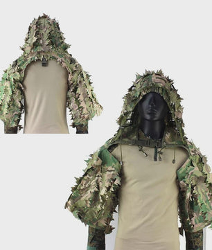 Ademende Ghillie Suit Cape - Camouflage Basis voor Jacht, Airsoft & Paintball
