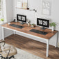 Extra Lange Bureau voor 2 Personen (200 cm) - Dubbel Werkstation voor Thuis of Kantoor