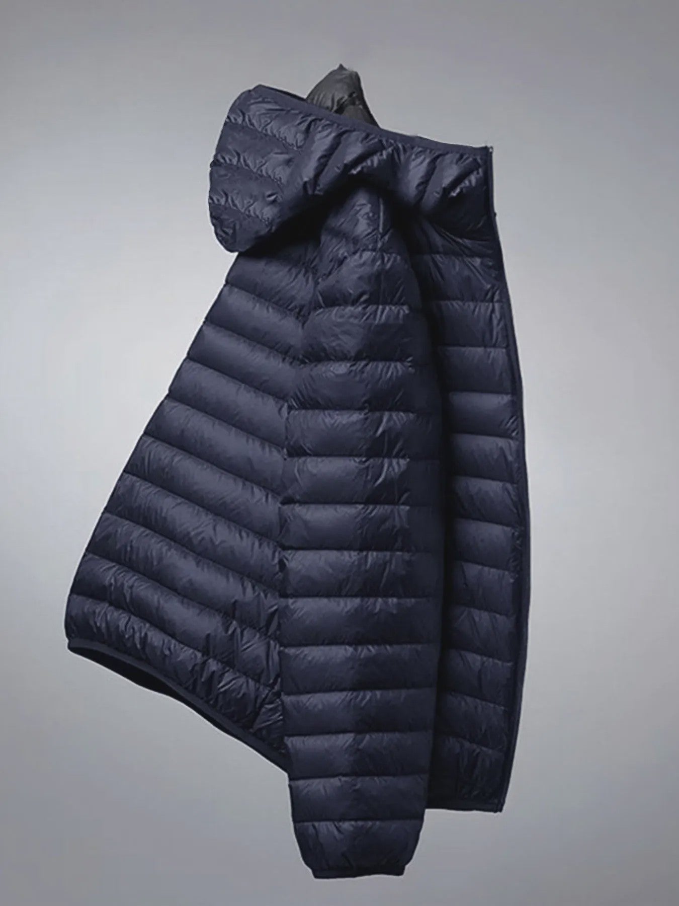 Lichtgewicht Heren Winterjas met Capuchon - Winddicht & Warm voor Buitenactiviteiten