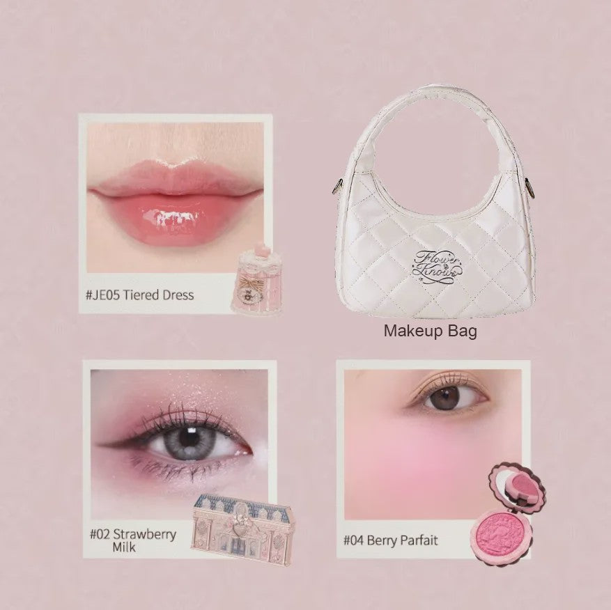 Flower Knows Luxe Make-up Cadeaubox: Foundation, Blush, Lip Cream & Tas