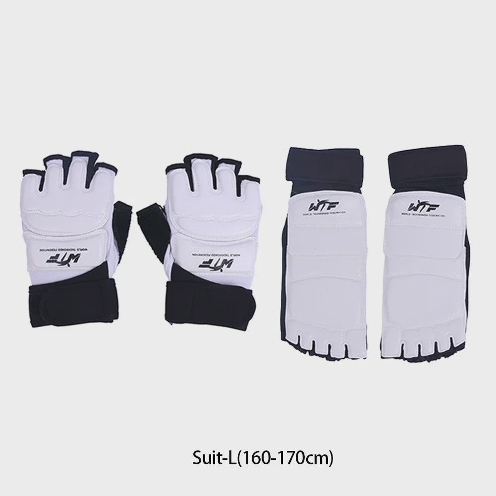 Karate & Taekwondo Handschoenen en Voetbeschermers Set - Half Vinger & Flexibel