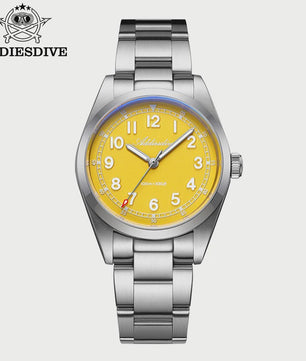 ADDIESDIVE Luxe Heren Quartz Horloge - 100m Waterdicht, Saffierglas & BGW9 Lume (AD2521)