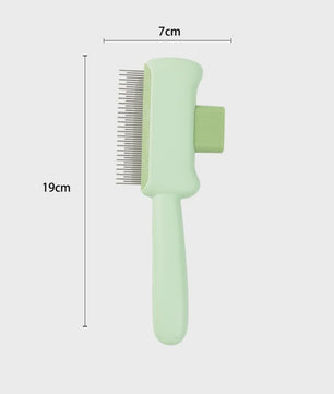 Zelfreinigende Hondentondeuse met één knop - Efficiënte Huisdier Haarverwijderaar & Borstel