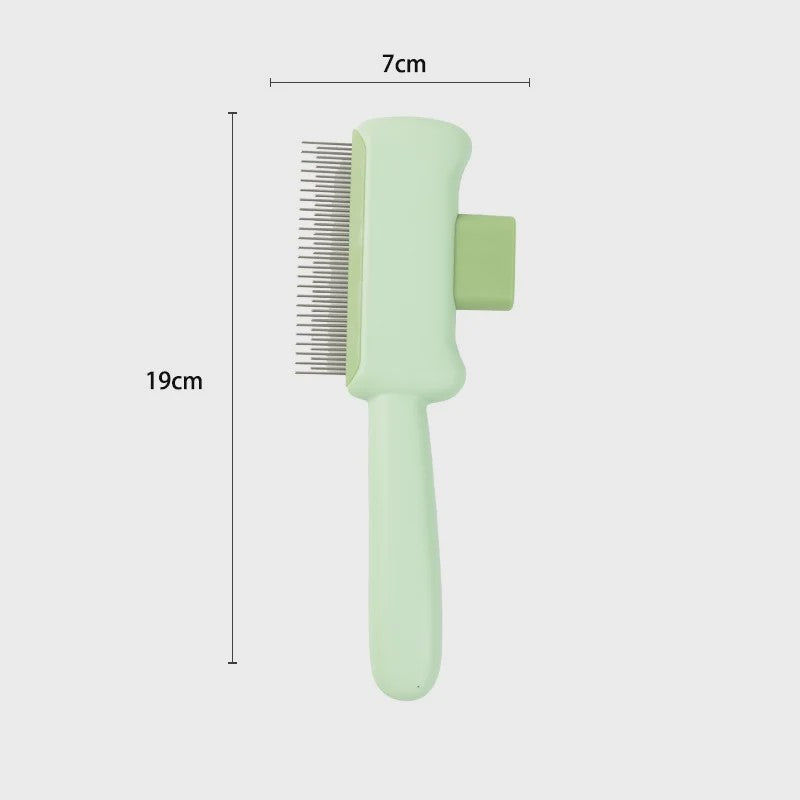 Zelfreinigende Hondentondeuse met één knop - Efficiënte Huisdier Haarverwijderaar & Borstel