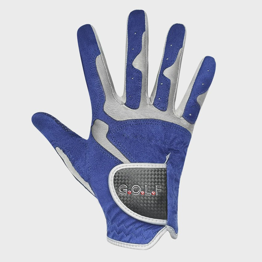 GVOVLVF Golfhandschoen Heren - Verbeterde Grip, Ademend & Comfortabel - Blauw/Wit