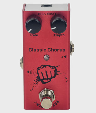 Veelzijdige Gitaarpedaal: Overdrive, Distortion, Chorus, Delay, Tremolo & Analog Delay met True Bypass