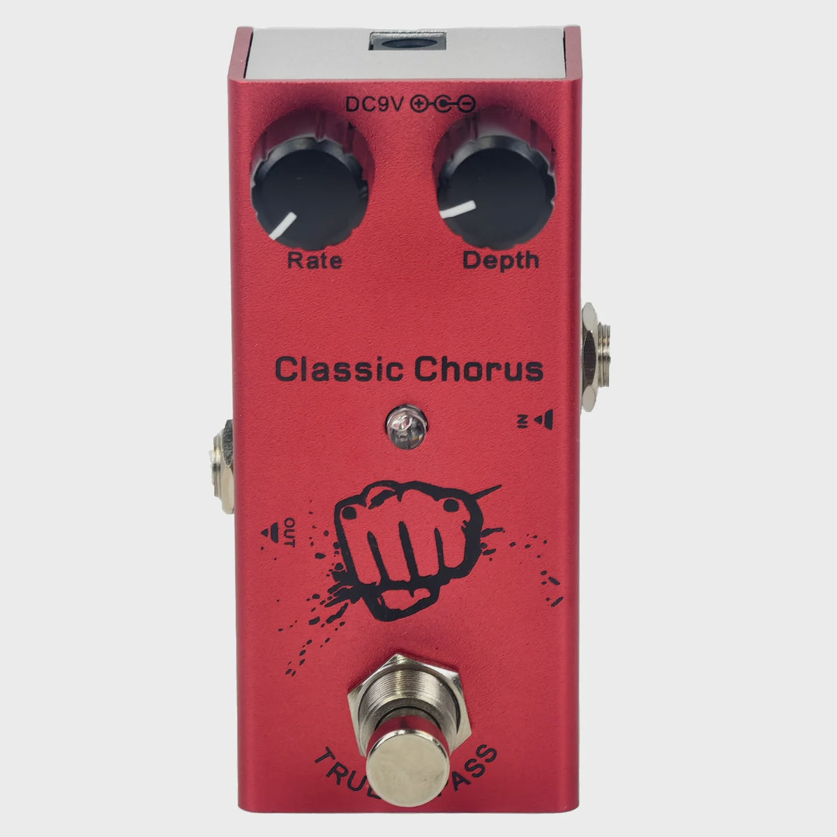 Veelzijdige Gitaarpedaal: Overdrive, Distortion, Chorus, Delay, Tremolo & Analog Delay met True Bypass
