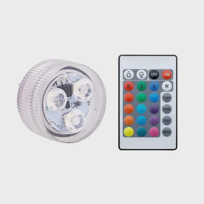 Waterdichte LED Lampjes op Batterijen met Afstandsbediening - 16 Kleuren