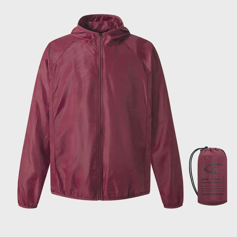 Unisex Waterdichte Outdoor Jas - Sneldrogend, Winddicht & Zonbescherming