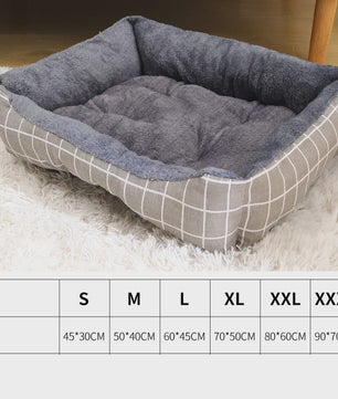 Warm Winter Huisdier Bed - Comfortabel Hondenkussen & Kattenmand voor Puppy's en Grotere Honden