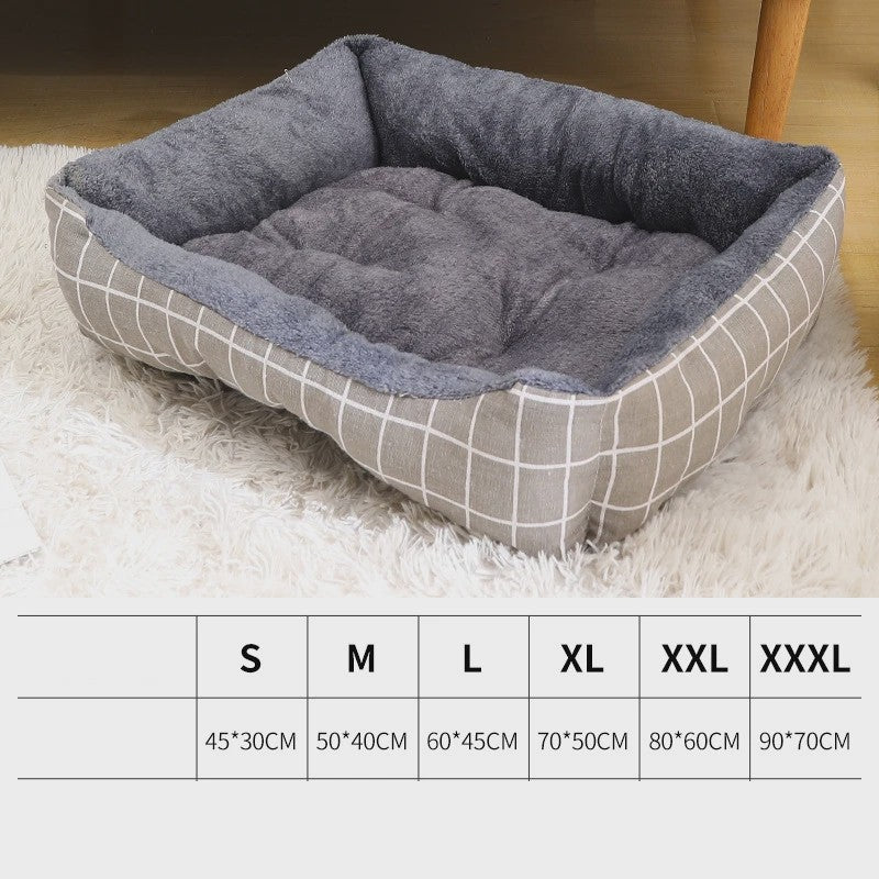 Warm Winter Huisdier Bed - Comfortabel Hondenkussen & Kattenmand voor Puppy's en Grotere Honden