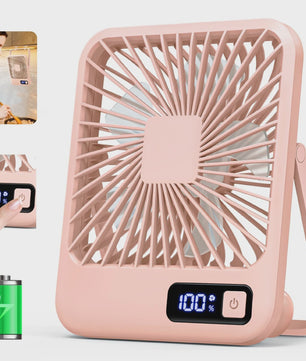 Draagbare USB Ventilator met 5 standen, 180° kantelbaar en stil