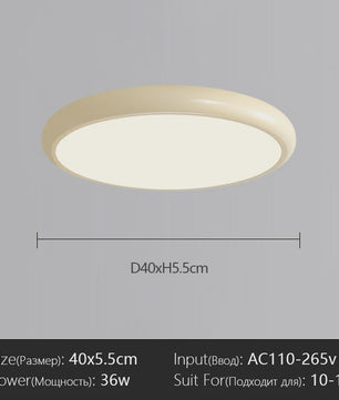 Moderne Scandinavische LED Plafondlamp - Stijlvol en Veelzijdig