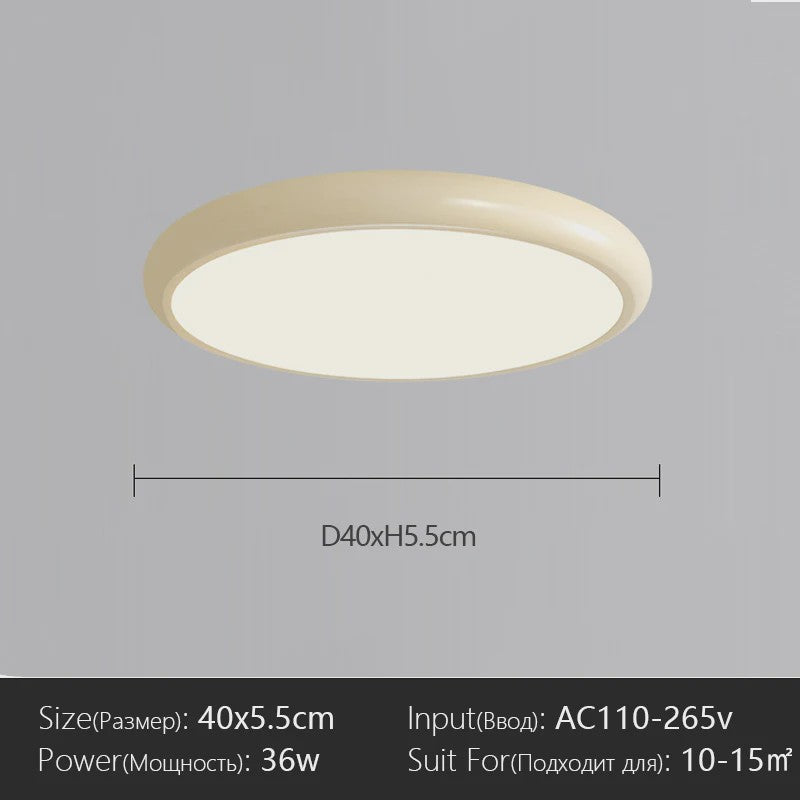 Moderne Scandinavische LED Plafondlamp - Stijlvol en Veelzijdig