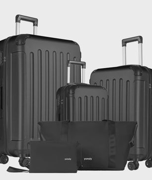 YONSLY 5-delige Reisbagage Set: Koffers, Reistas & Toilettas