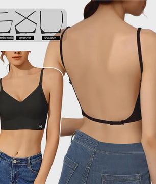 Onzichtbare Push-Up BH met Diepe U-Hals en Strapless Optie - Perfect voor Jurken