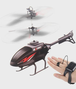 Handgestuurde RC Helikopter met Verlichting - Impactbestendig & Oplaadbaar