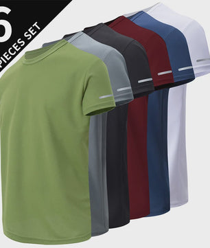 Heren Zomer T-shirt Korte Mouw - Sneldrogend & Ademend Sportshirt
