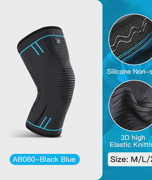 Comfortabele Kniebrace met Compressie en Ademend Materiaal voor Sport & Fitness