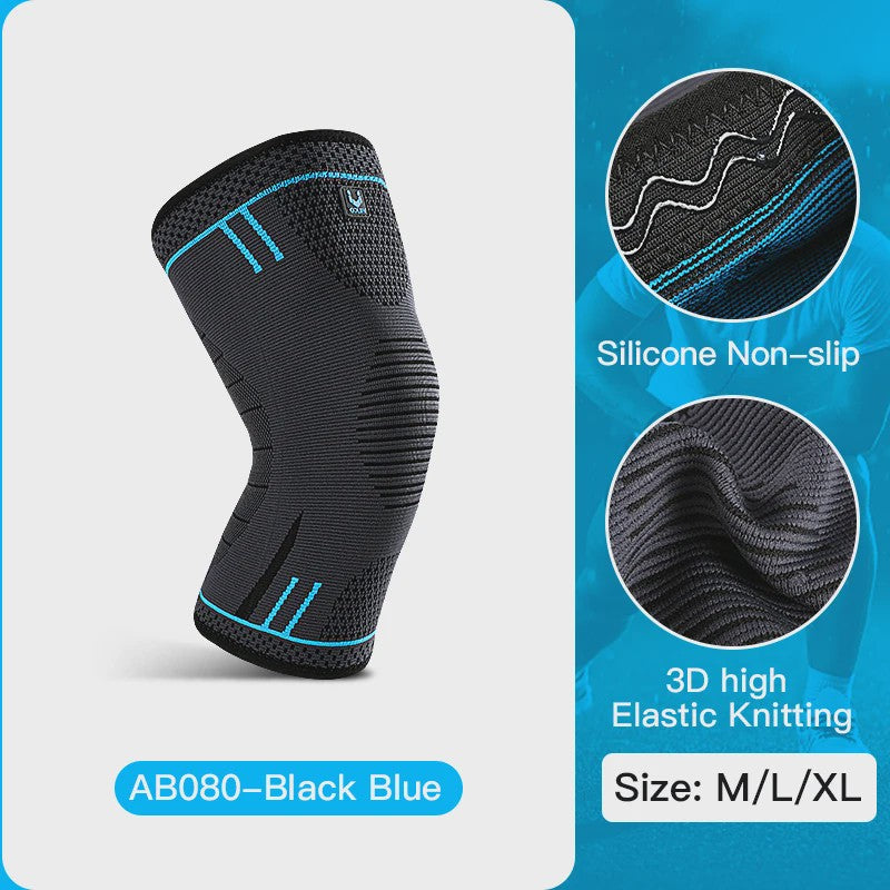 Comfortabele Kniebrace met Compressie en Ademend Materiaal voor Sport & Fitness