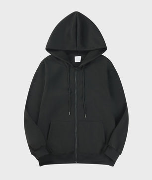 Herfst Heren Casual Hoodie Vest met Rits - Comfortabel & Stijlvol