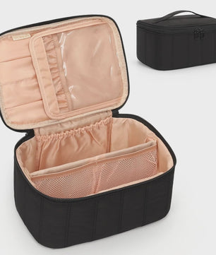 Grote Make-up Tas - Draagbare Kosmetische Organizer met Veel Opbergruimte voor Dames en Meisjes