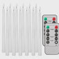 LED Flakkerende Taper Kaarsen 11 inch met Afstandsbediening - Sfeervol en Veilig