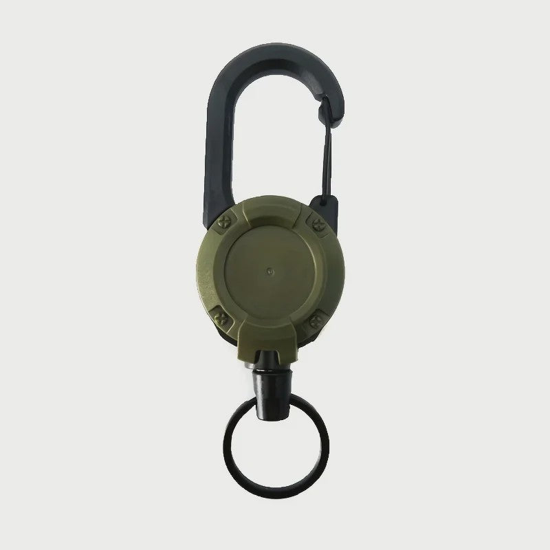 Intrekbare Sleutelhanger met Karabijnhaak - Heavy Duty Clip voor Tassen & Outdoor