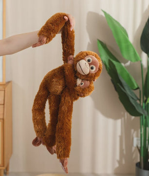 Lange Arm Aap, Luiaard, Orang-oetan & Lemur Pluche Speelgoed - Hangend Knuffel (50/70cm)