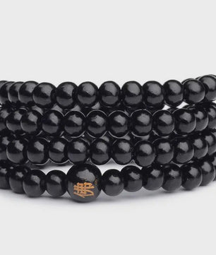 Natuurlijke Sandelhout Gebedskralen Armband - 108 Kralen voor Meditatie & Mannen/Vrouwen