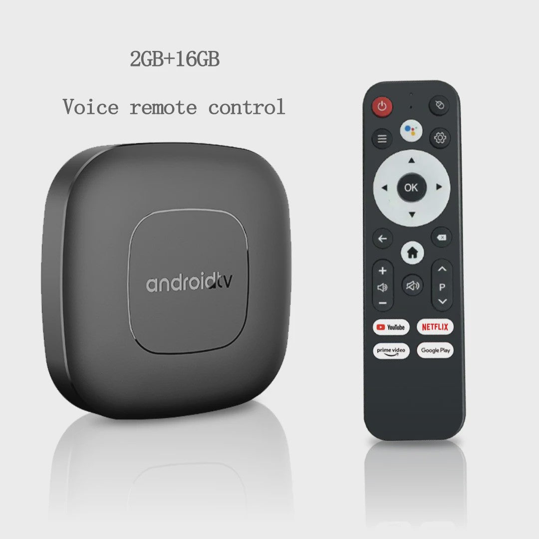 Android TV Box T1 Deluxe: 4K Streaming, Google Assistant & Netflix