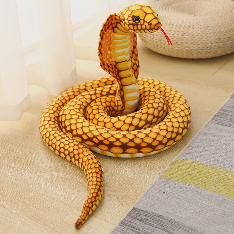 Pluche Cobra Slang Knuffel - Verkrijgbaar in 80, 170 & 240cm