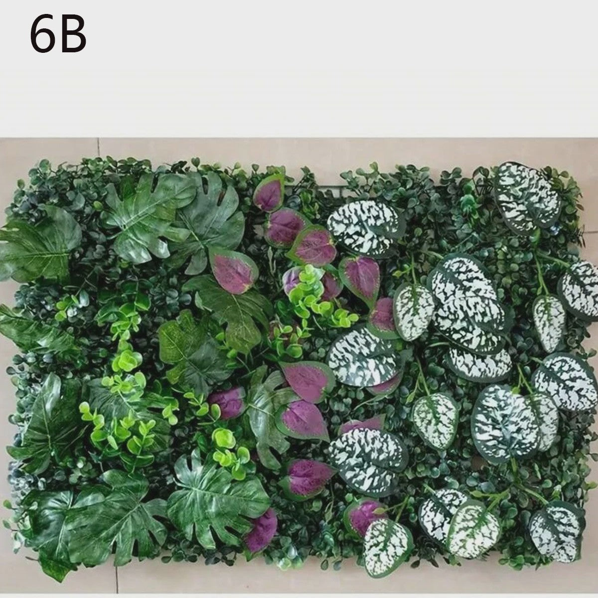 Kunsthagen Groenwand Paneel - Faux Jungle Decoratie voor Tuin, Balkon & Feesten (40x60cm)