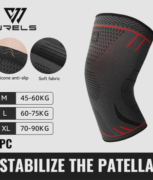 WRELS Compressie Kniebrace - Ademend, Anti-slip, Sport & Pijnverlichting