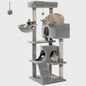 Luxe Kattenboom met Krabpalen, Hangmat en Knusse Condo - Grote Katten Toren