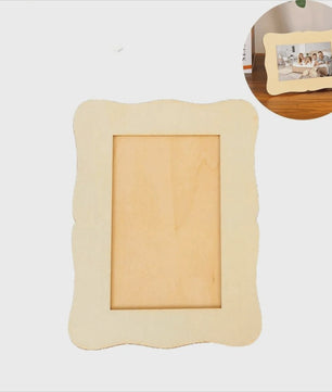 Onbewerkte Houten Fotolijst - DIY Schilderen & Decoreren - Desktop Display