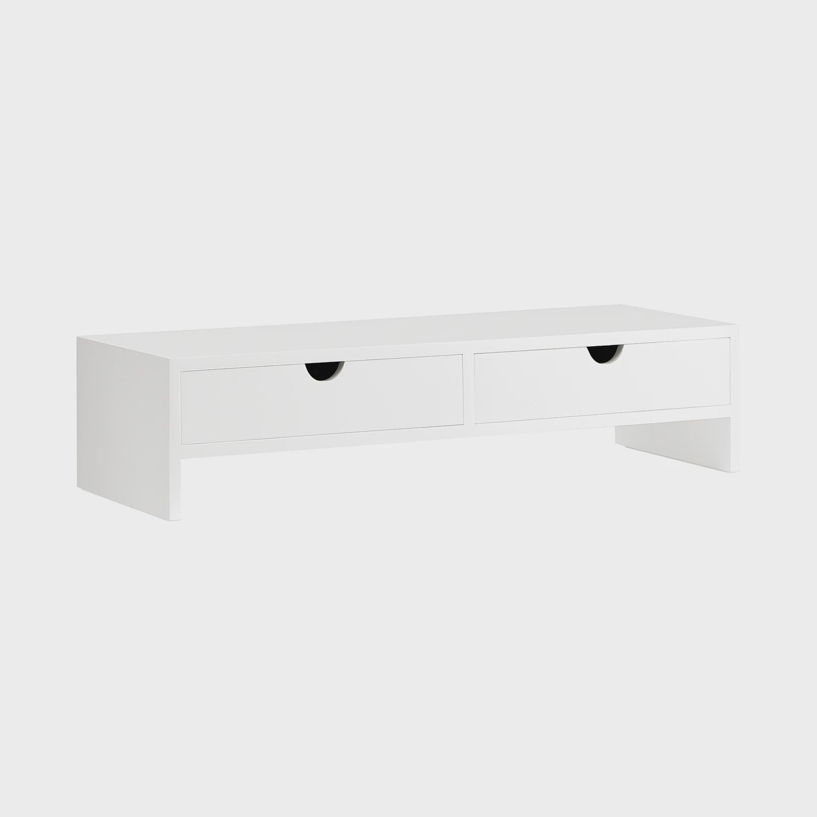 Monitorstandaard met 2 Lades - Bureau Organizer - Verhoogt uw Scherm - 47x11x18cm