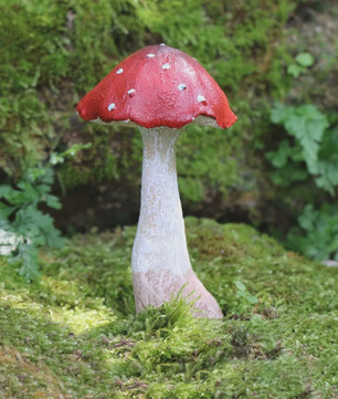 Set van Decoratieve Paddenstoelen Beeldjes - Hars Tuindecoratie Ornamenten