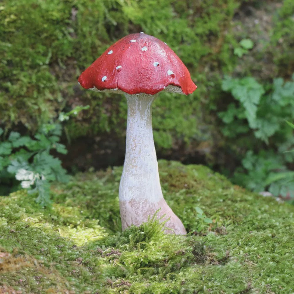 Set van Decoratieve Paddenstoelen Beeldjes - Hars Tuindecoratie Ornamenten