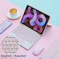iPad Hoes met Draadloos Toetsenbord en Muis - Compatibel met 10.2, Pro 11, Air 5/4, M3/M4