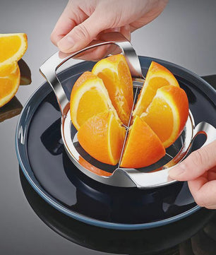 Praktische Appel-, Peer- en Oranjesnijder van Zinklegering - Keukenaccessoire