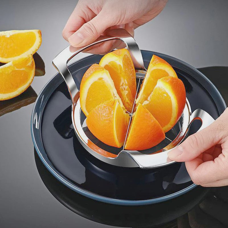 Praktische Appel-, Peer- en Oranjesnijder van Zinklegering - Keukenaccessoire