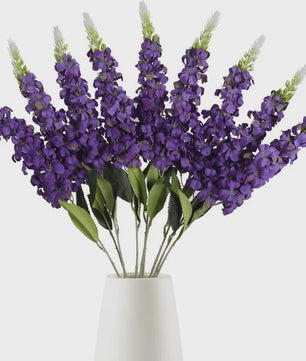 Set van 5 Kunstbloemen Hyacint Trossen - Realistische Decoratie