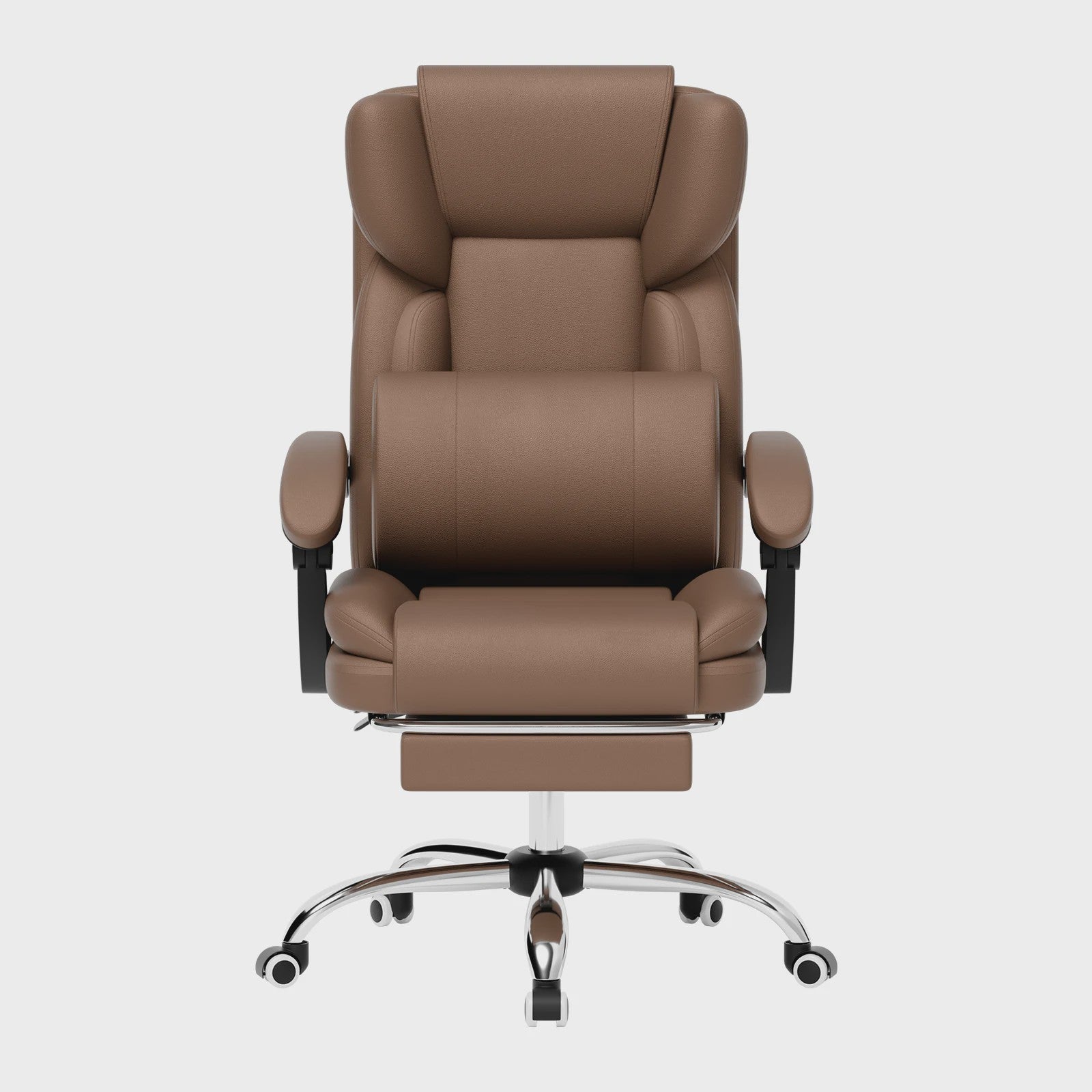 Ergonomische Bureaustoel met Voetensteun en Rugondersteuning - Comfortabel Thuiswerken en Gamen