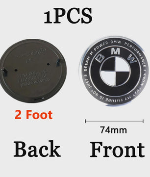 BMW Embleem Vervanging 74/82mm - Motorkap, Kofferbak Badge