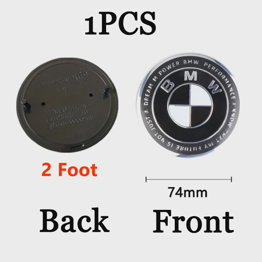BMW Embleem Vervanging 74/82mm - Motorkap, Kofferbak Badge