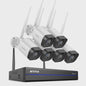 Annke 8MP Draadloos CCTV Systeem: 16-Kanaals NVR, 4K PoE WiFi Camera's met Tweeweg Audio