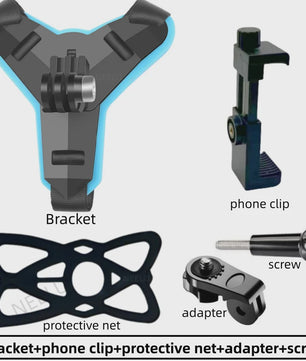 Helmhouder voor Actiecamera & Smartphone - Motorfiets & Sport
